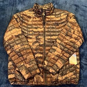Mens North Face Thermoball Full Zip down jacket XL